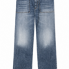 Medium Blue Straight Leg Jeans