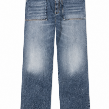 Medium Blue Straight Leg Jeans