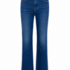 Medium Blue High Rise Flared Jeans