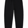 Black Relaxed Tapered Jogger Pants